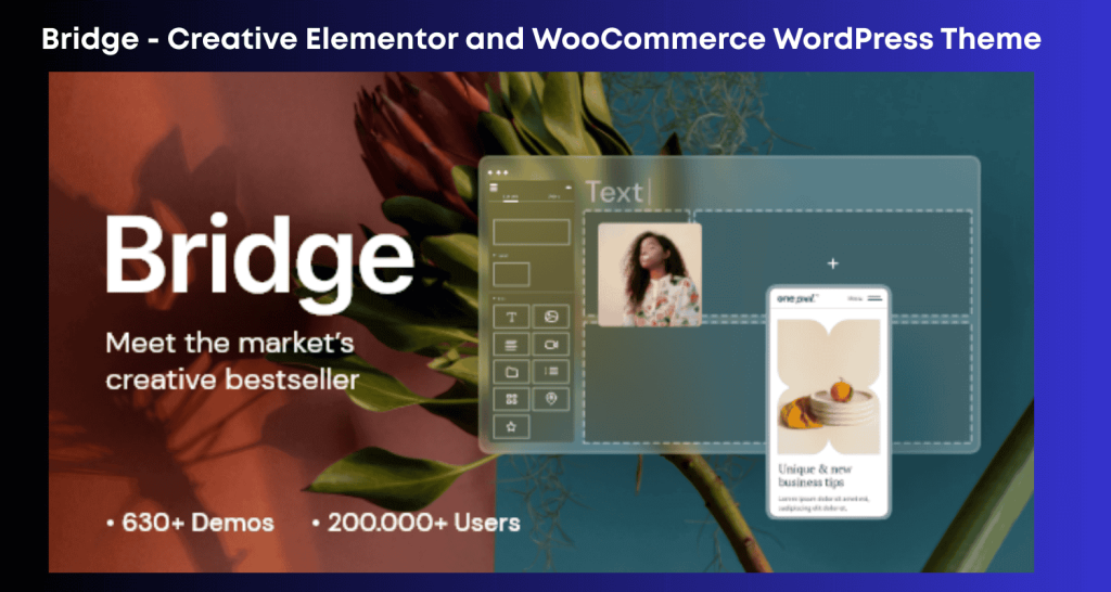 Bridge - Creative Elementor and WooCommerce WordPress Theme
