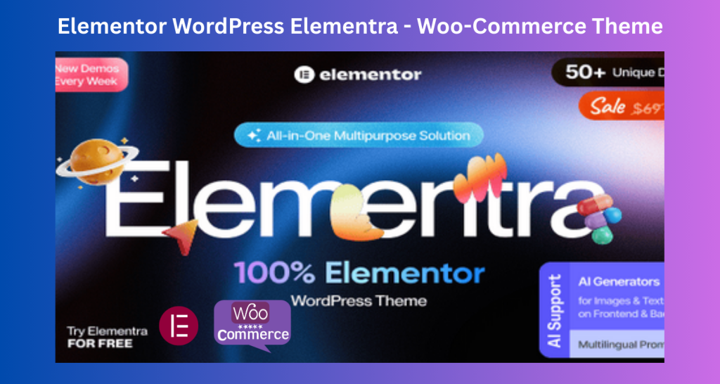 Elementra - 100% Elementor WordPress Theme