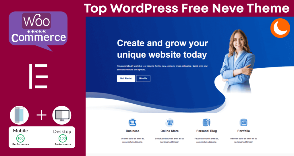 Neve free WordPress Woocommerce or Free blog, news , Affiliate website , amazon Webtite