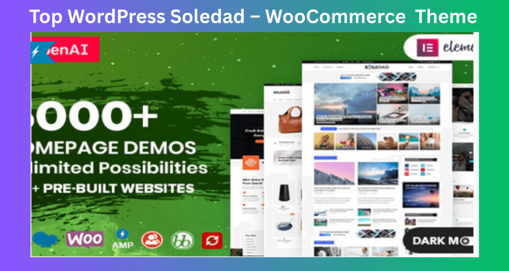 Soledad – Multipurpose, Newspaper, Blog & WooCommerce WordPress Theme
