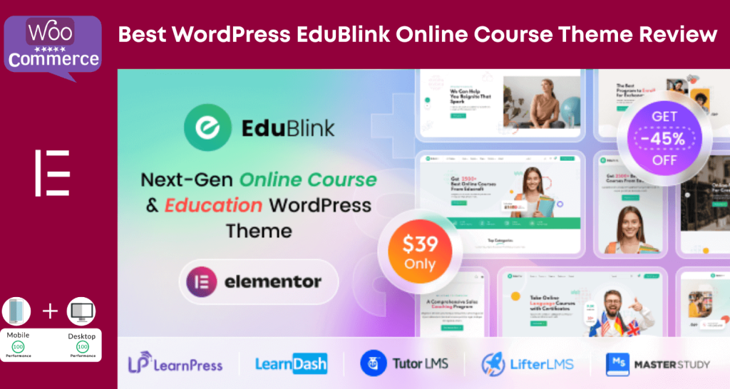 EduBlink - Education & Online Course WordPress Theme Review